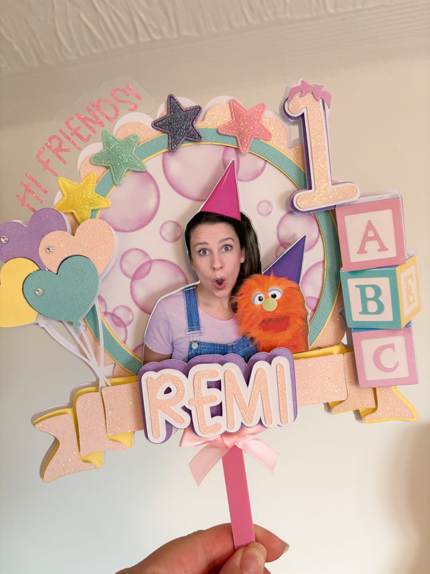 Miss Rachel Cake Topper | Birthday Party | Personalised