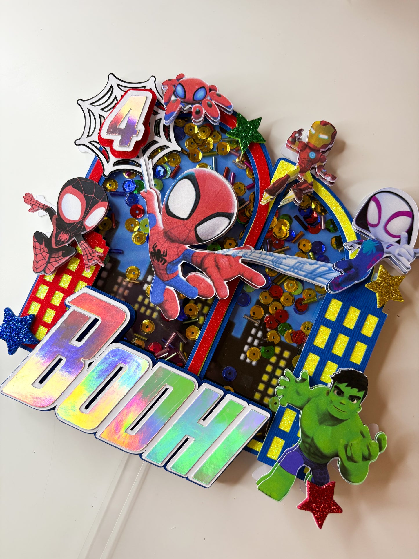 Spidey Friends Cake Topper | Birthday Party | Personalised