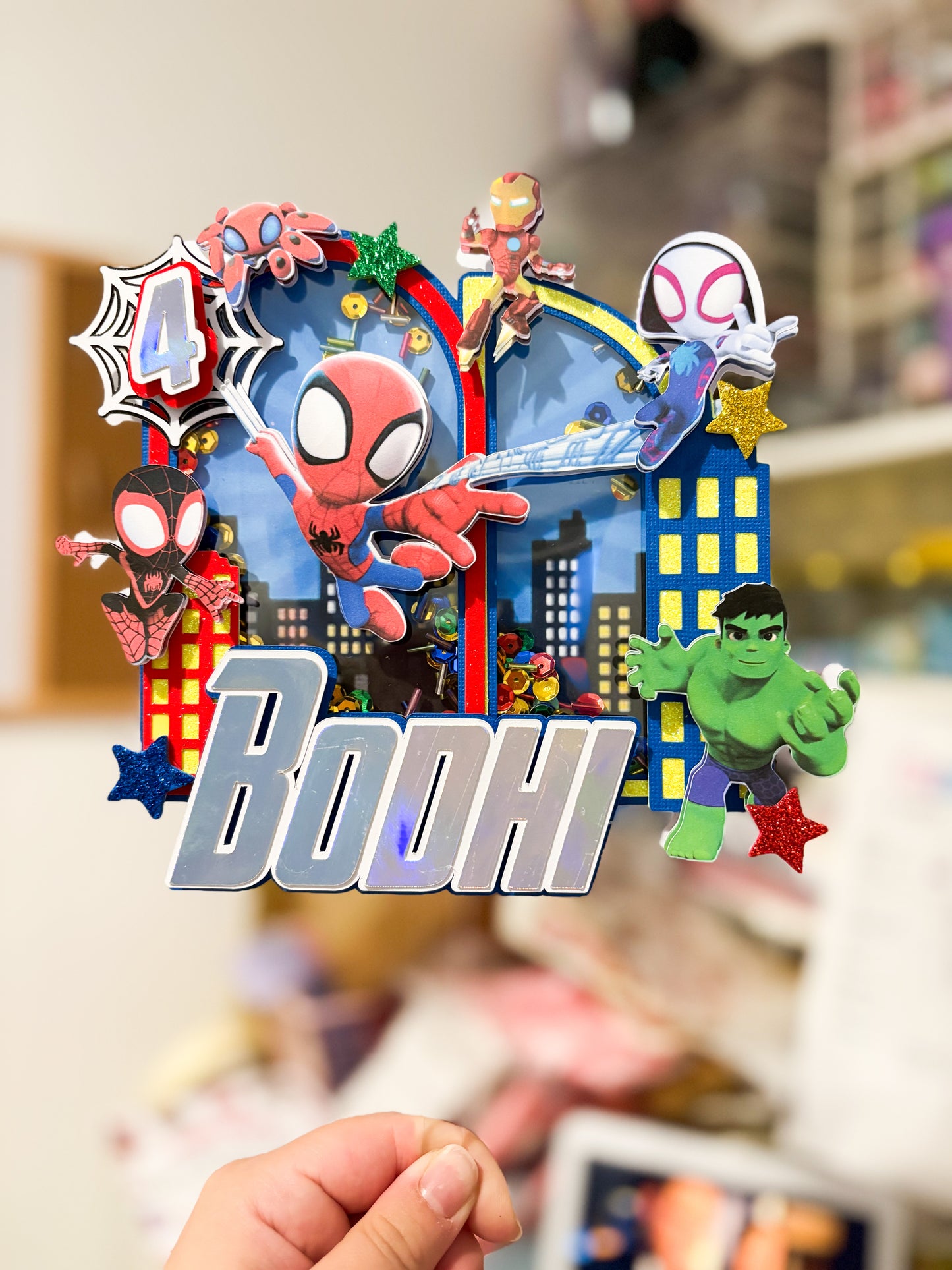 Spidey Friends Cake Topper | Birthday Party | Personalised
