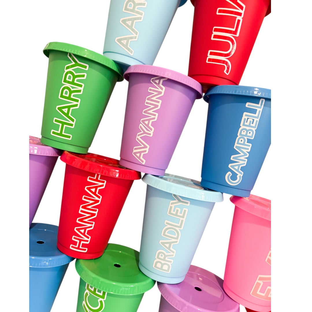 16oz Personalised Kids Cup, Party Favours