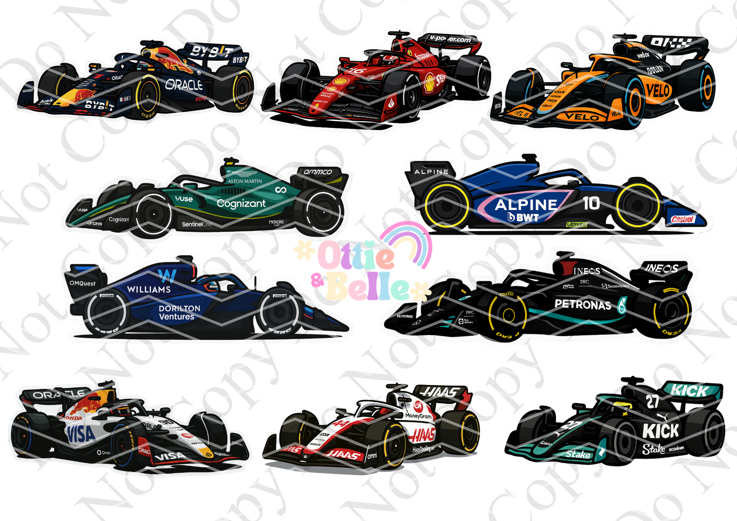 Racing Cars Cake Topper | Birthday Party | Personalised