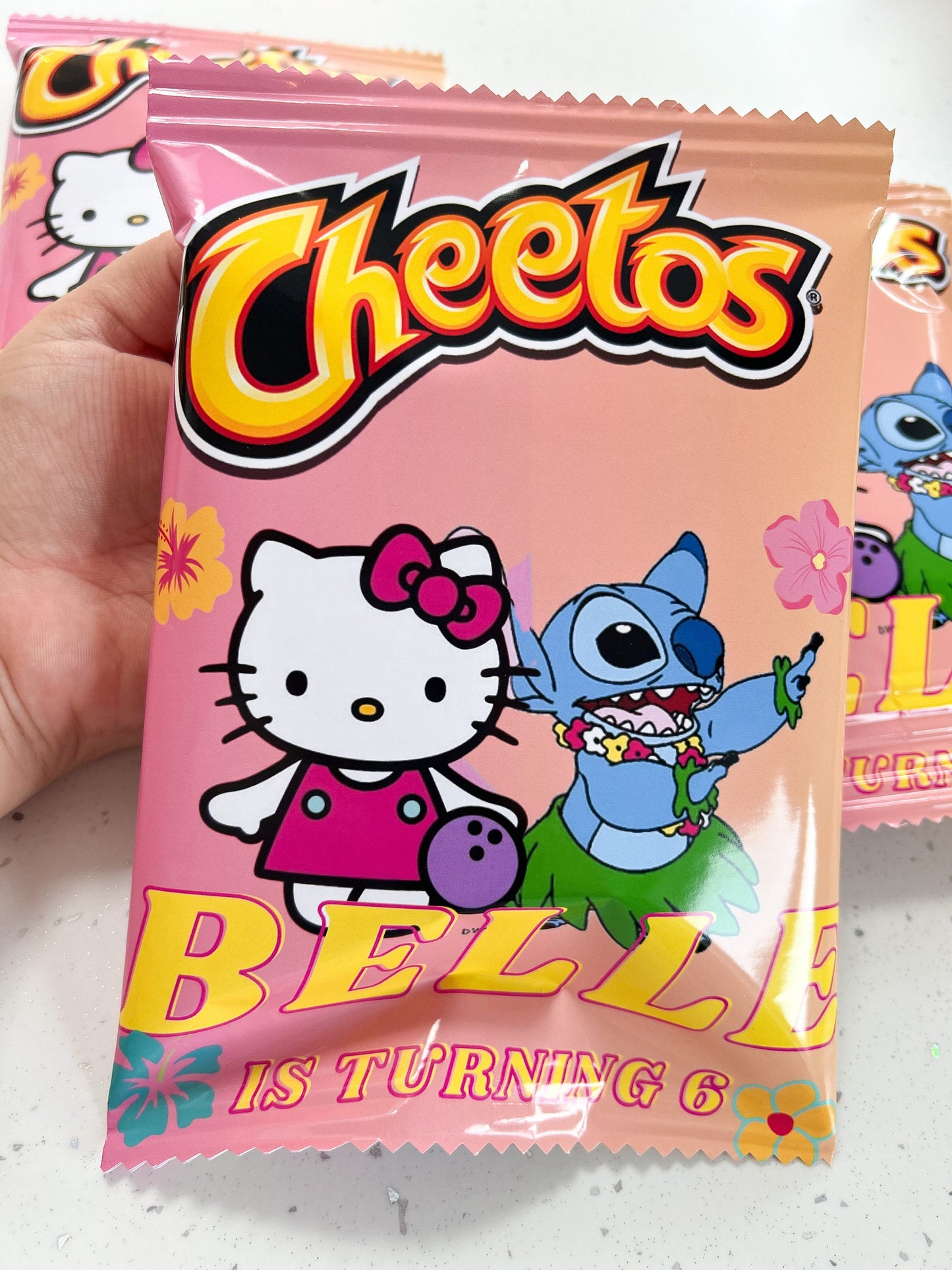 Personalised Party Favours | Crisp or Sweet Packets | Birthday
