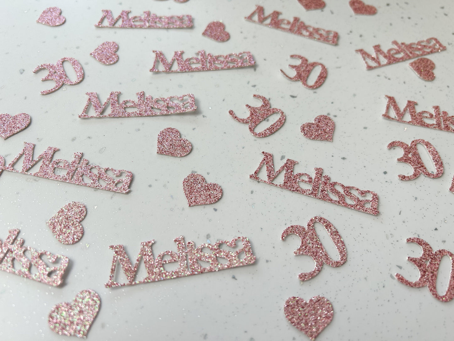 Personalised Confetti / Table Scatter / Name and Age