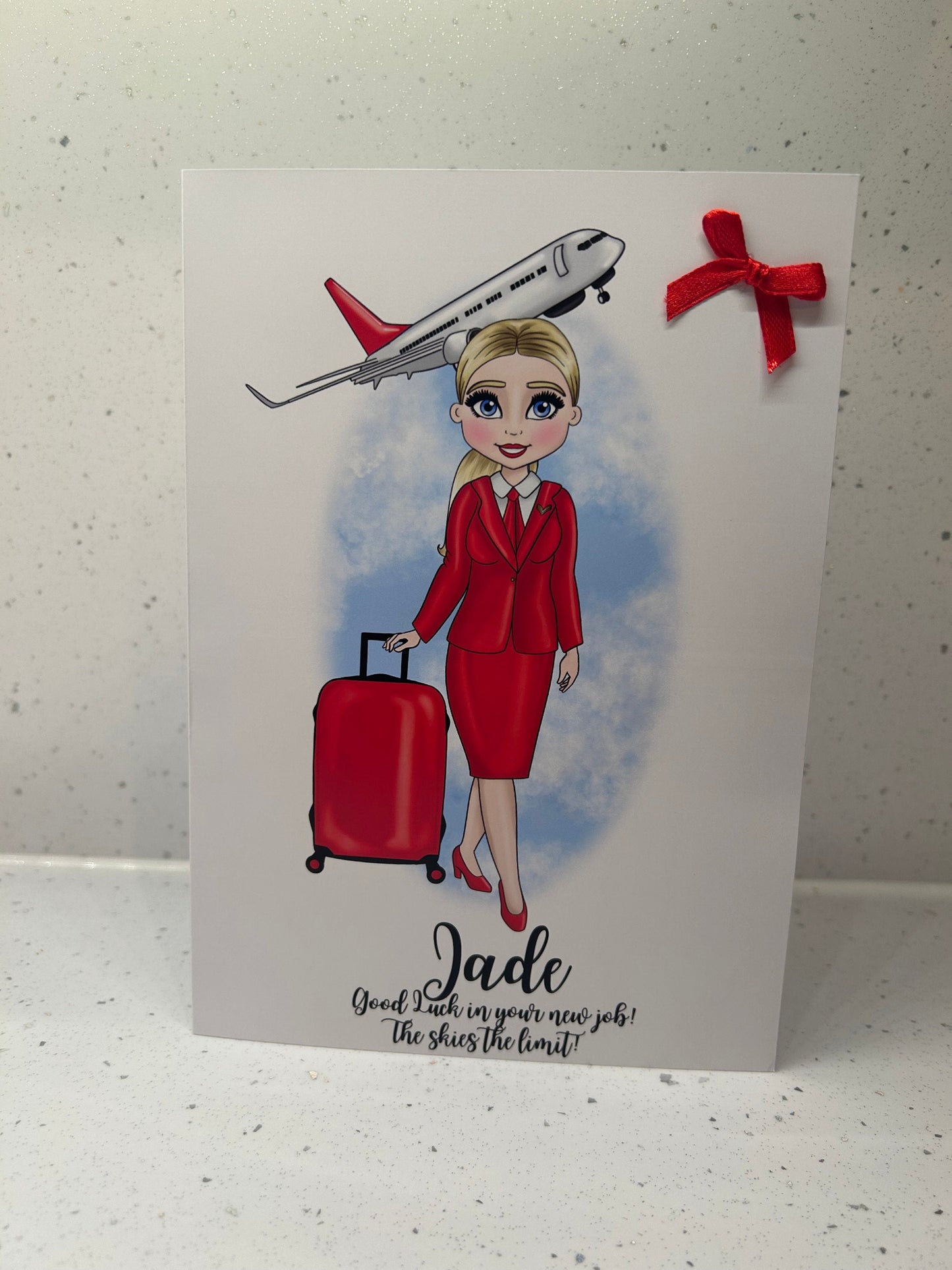 Cabin Crew Flight Attendant Air Hostess New Job Cards
