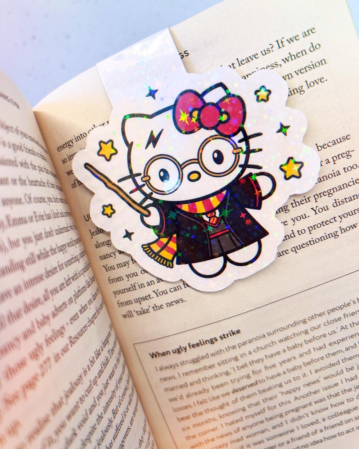 Kitty Potter Magnetic Bookmark