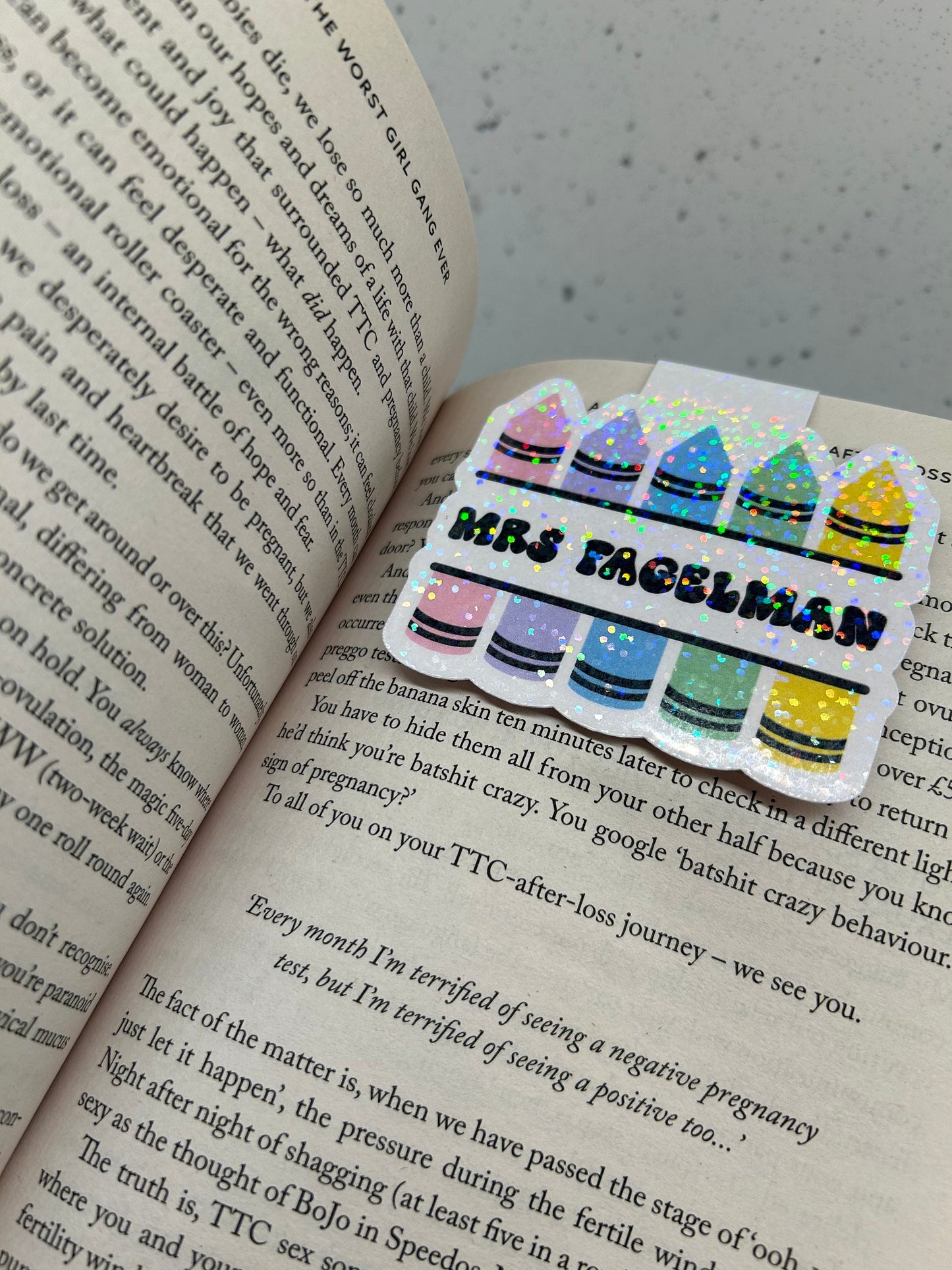 Teacher Personalised Magnetic Bookmark