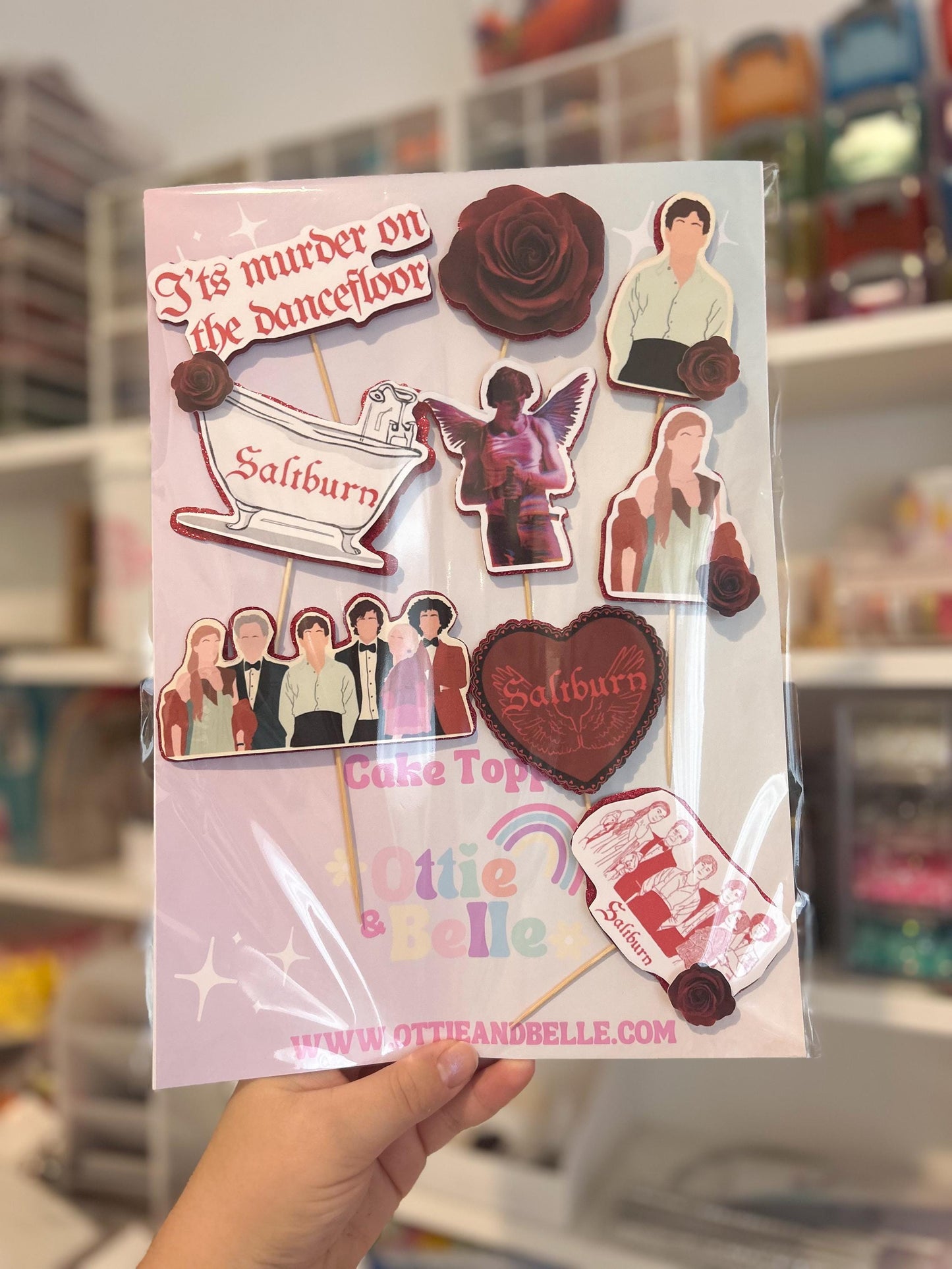 Saltburn Cupcake Toppers | Birthday Party
