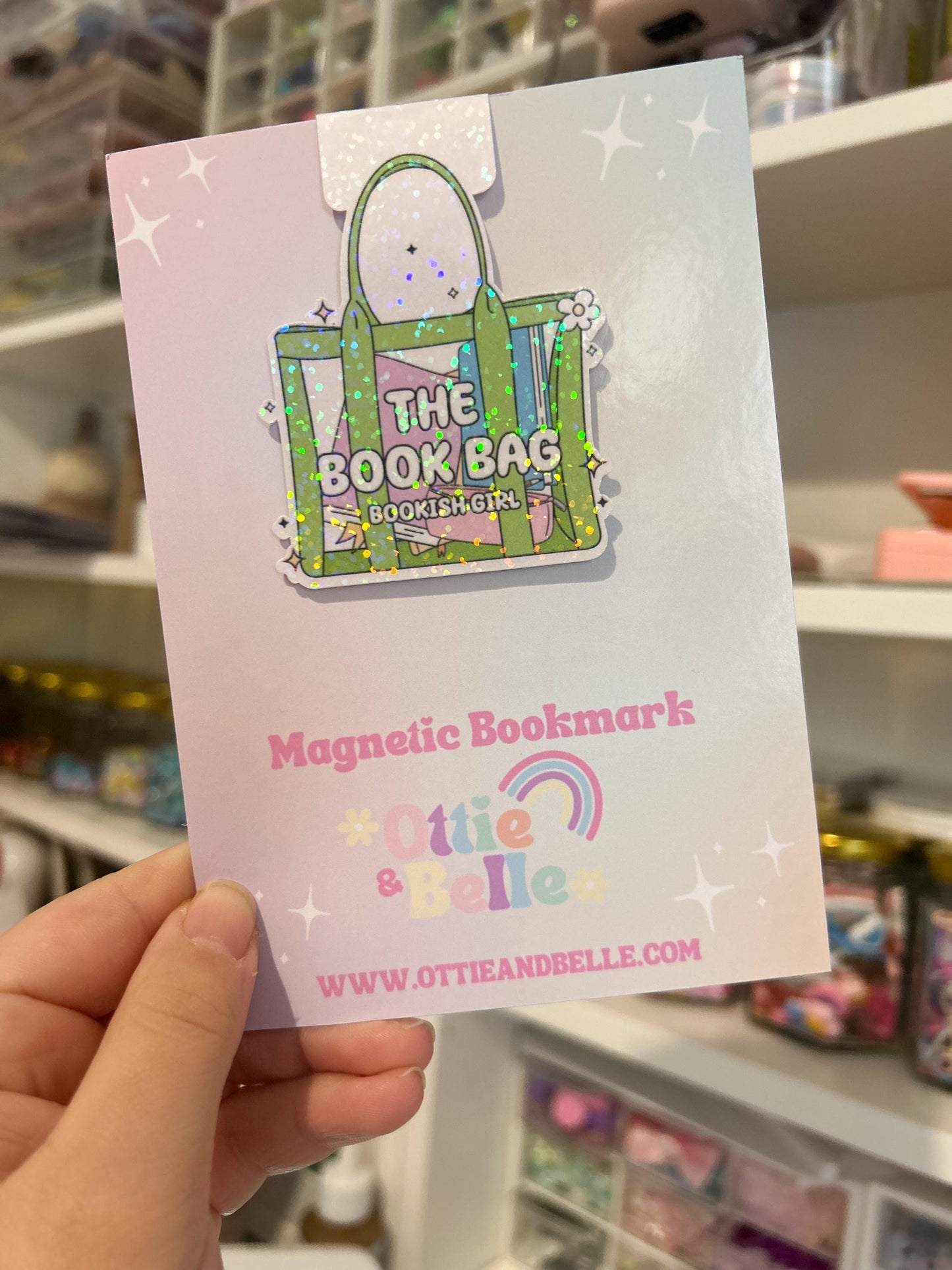 The Book Bag Magnetic Bookmark