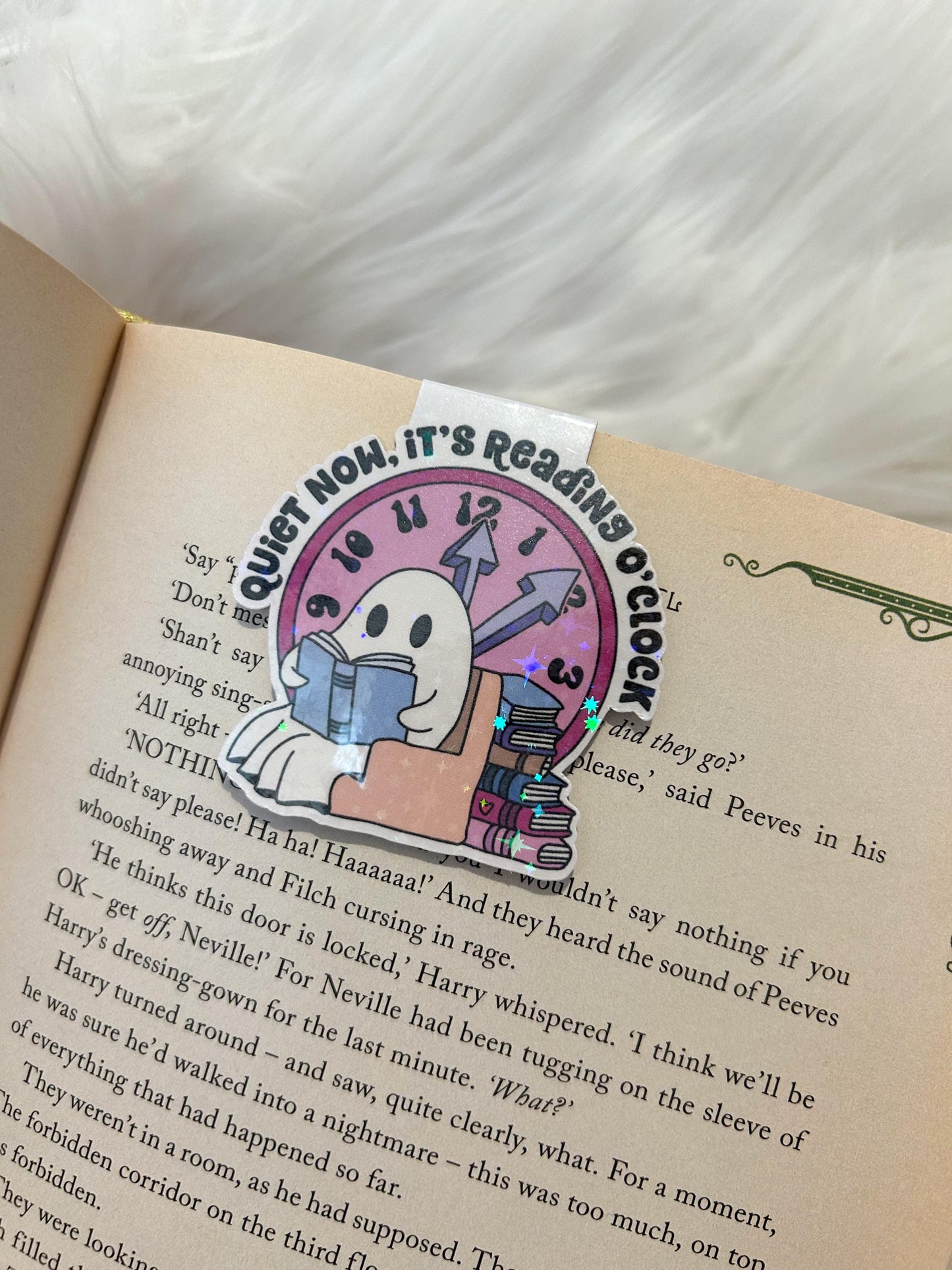 Cute Ghostie Magnetic Bookmark
