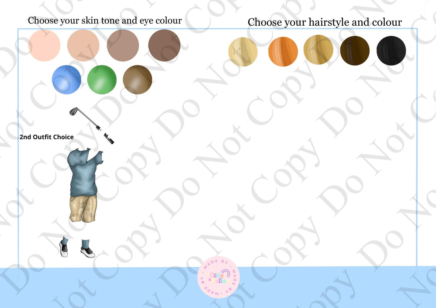Golf Cake Topper | Birthday Party | Personalised