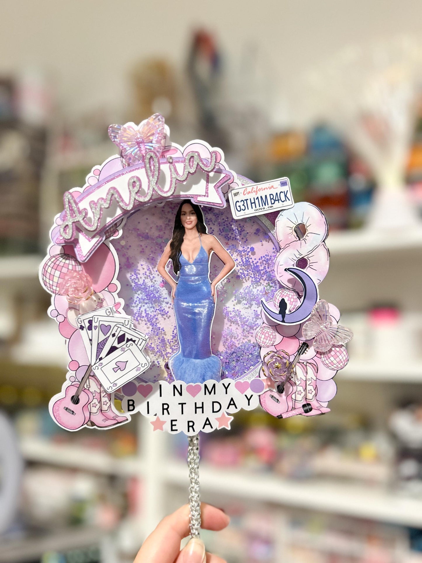 Olivia R inspired Cake Topper | Birthday Party | Personalised