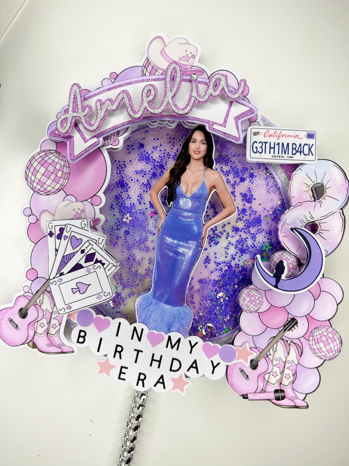 Olivia R inspired Cake Topper | Birthday Party | Personalised