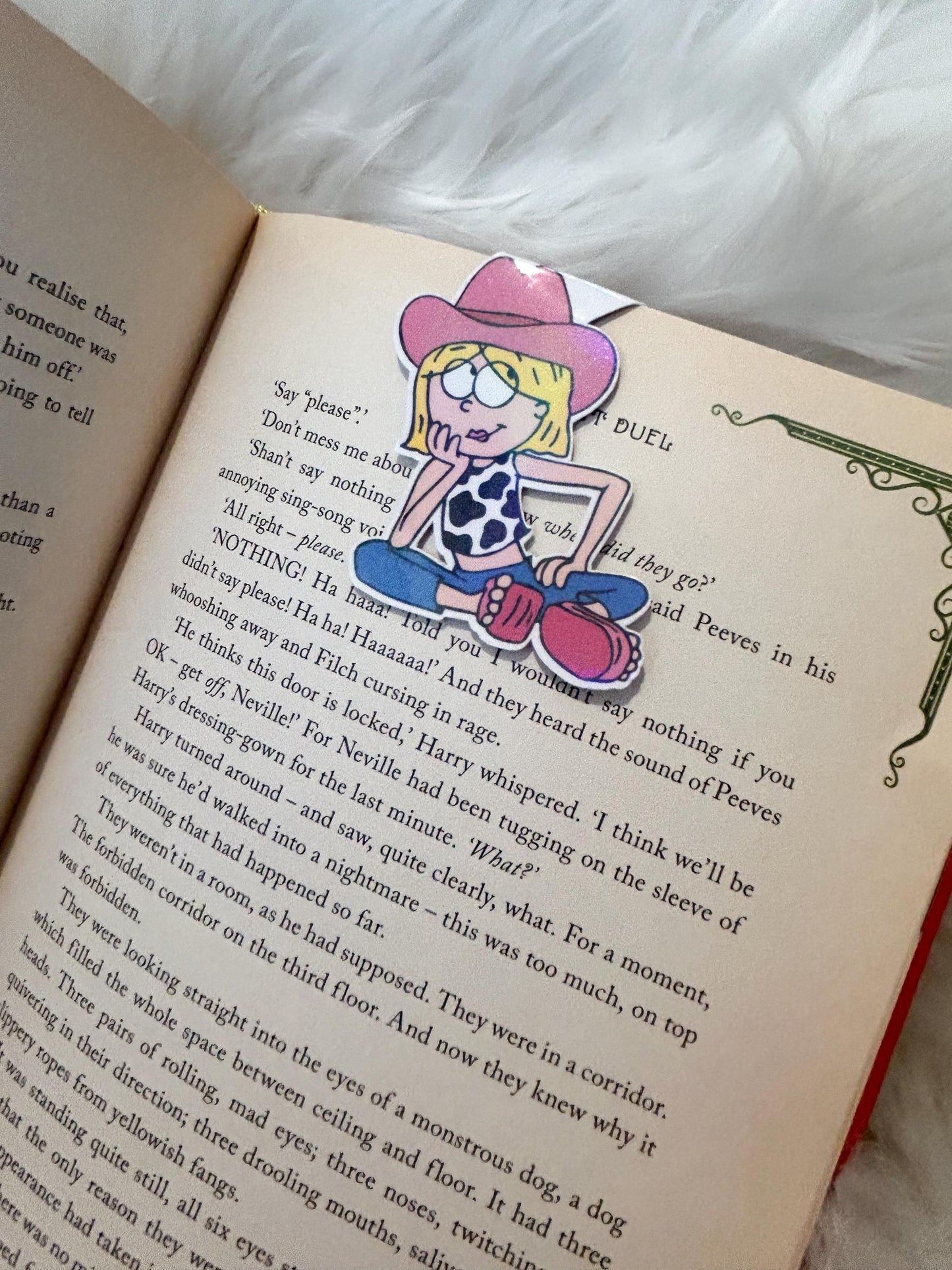 Cowgirl Lizzie Magnetic Bookmark
