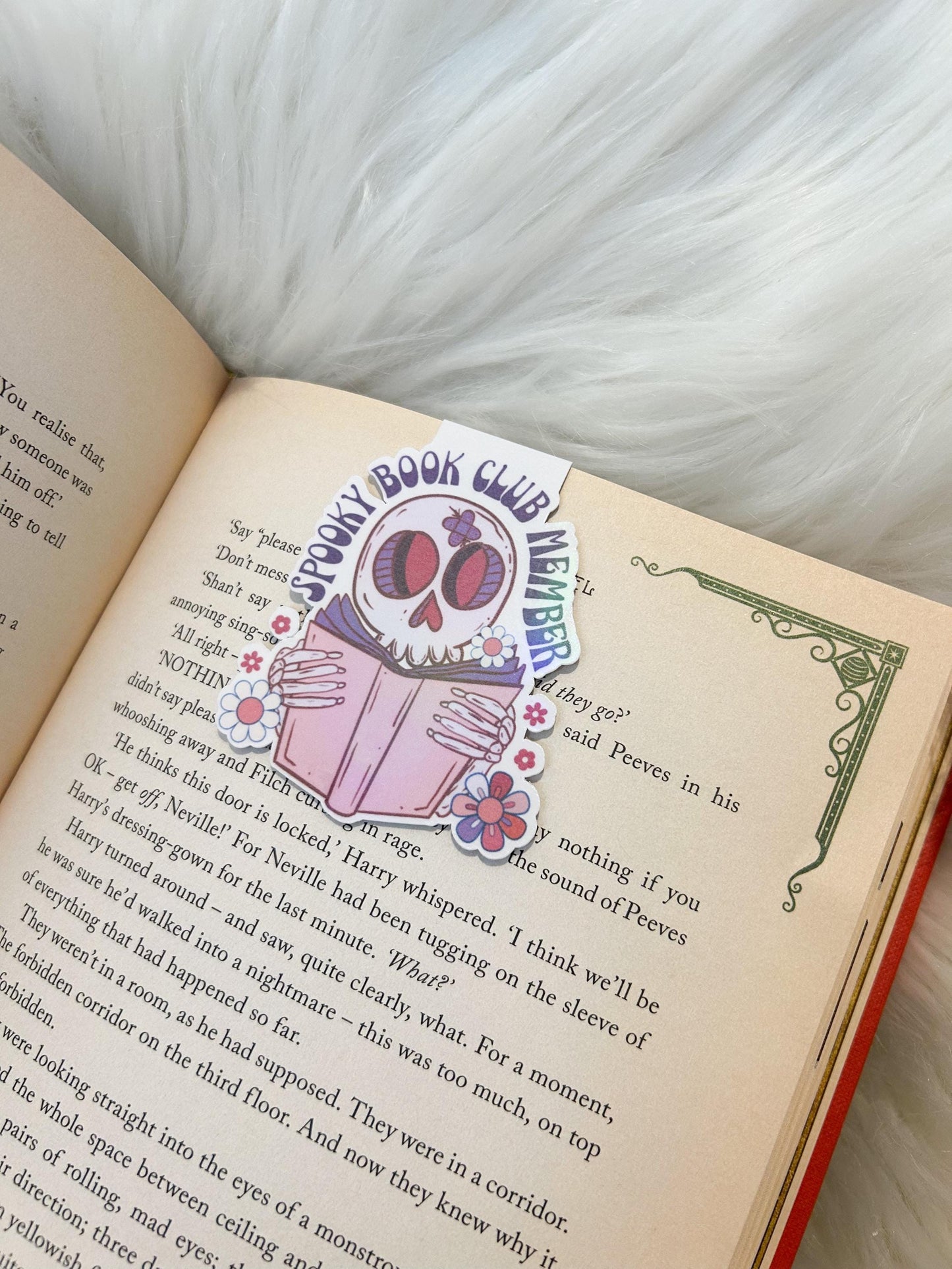 Spooky Book Club Member Magnetic Bookmark