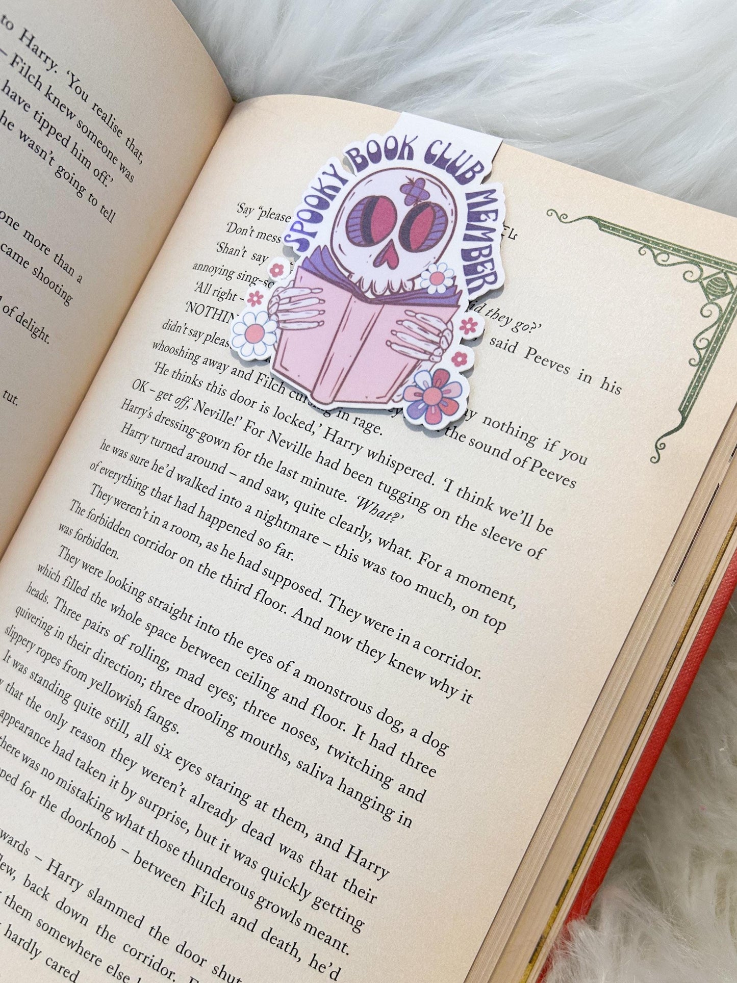 Spooky Book Club Member Magnetic Bookmark