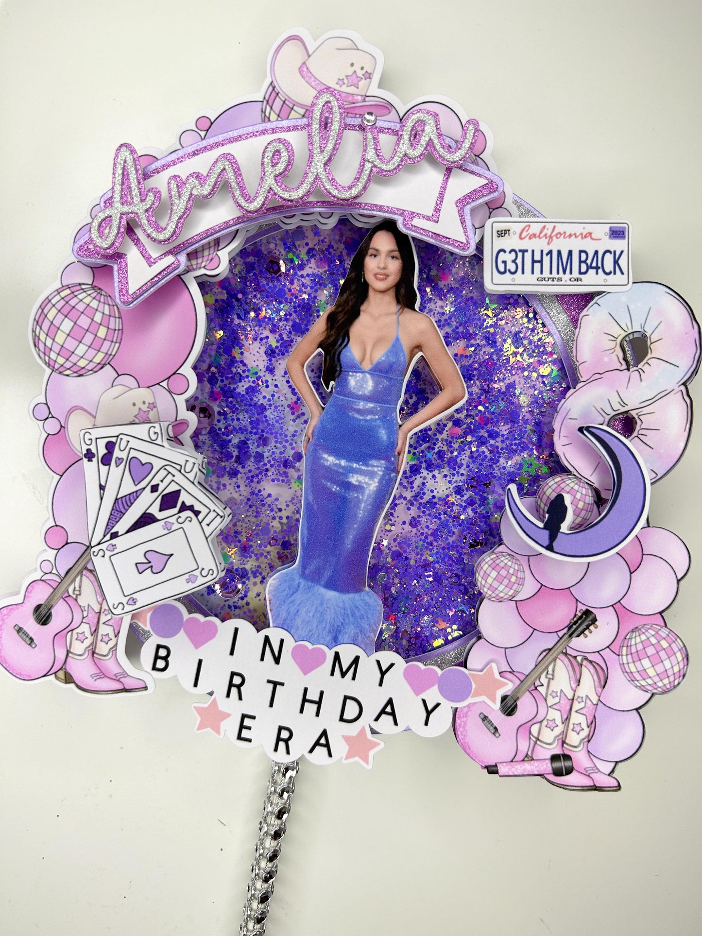 Olivia R inspired Cake Topper | Birthday Party | Personalised