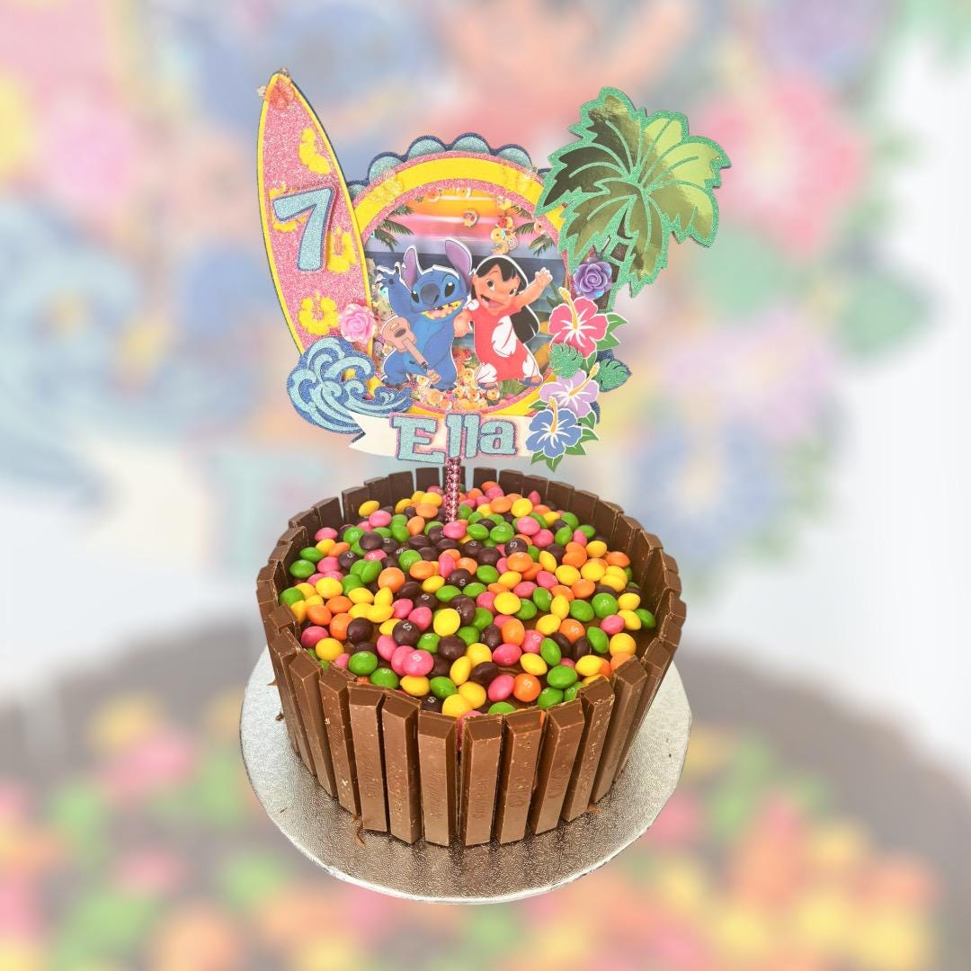 Ohana Cake Topper | Birthday Party | Personalised | Lilo and St!tch