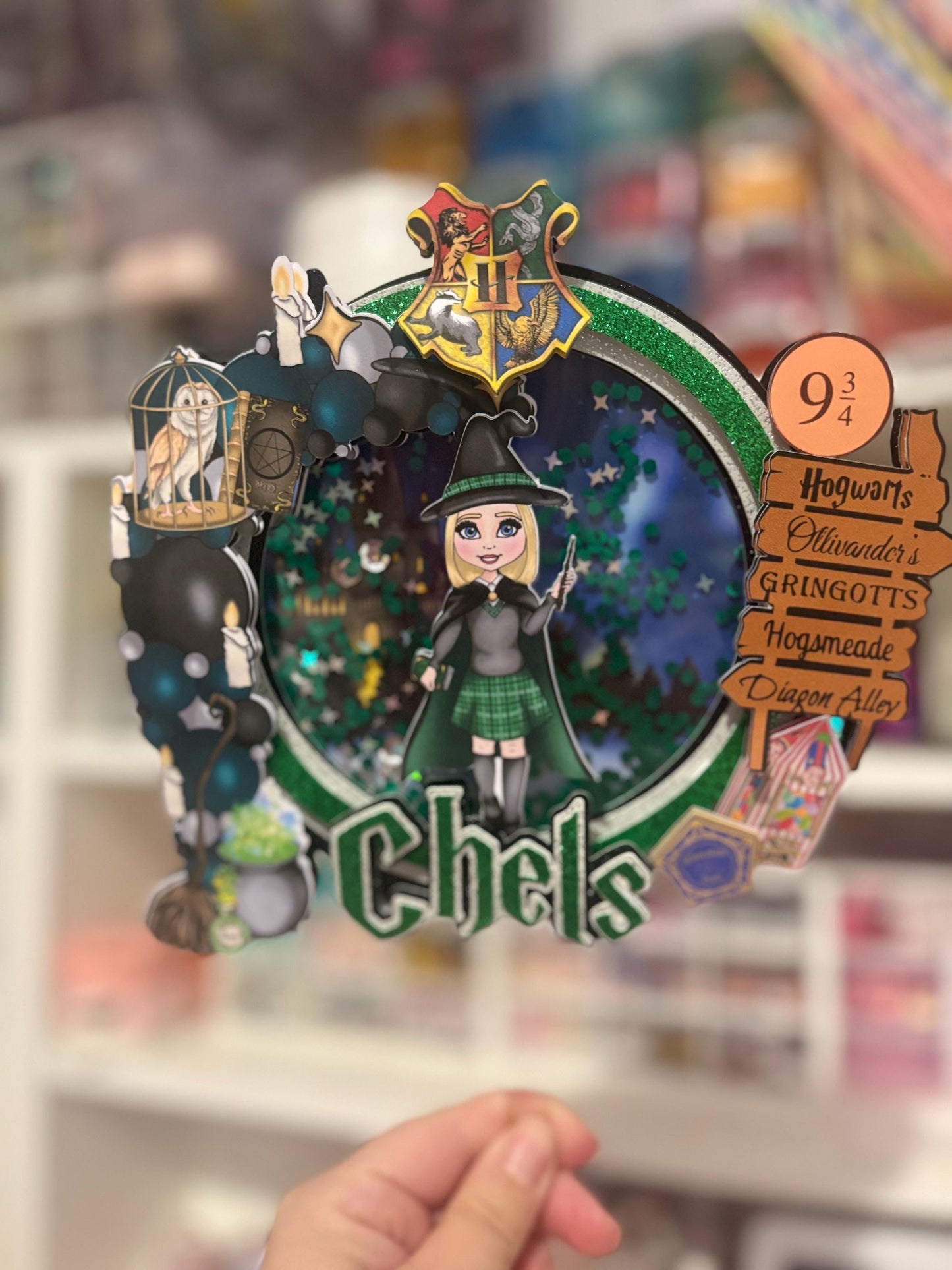 HP inspired Cake Topper | Birthday Party | Personalised | Magical Wizard