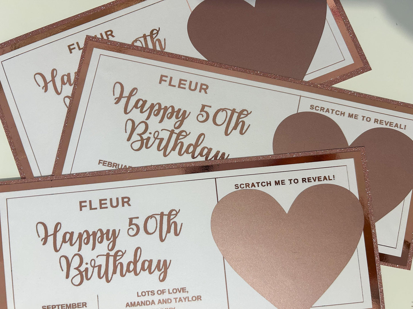 Personalised Concert/Event Tickets any occasion