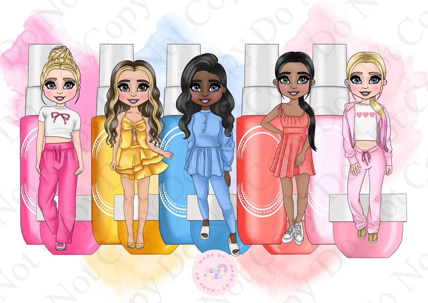 Sol Perfume Dolly Birthday Card | Personalised