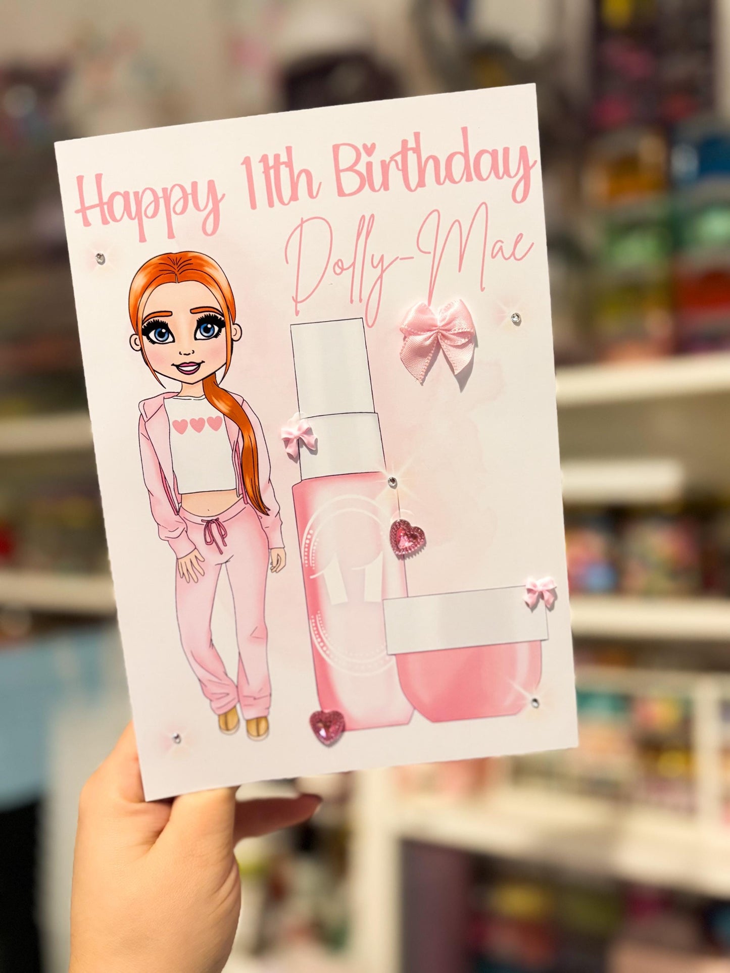 Sol Perfume Dolly Birthday Card | Personalised