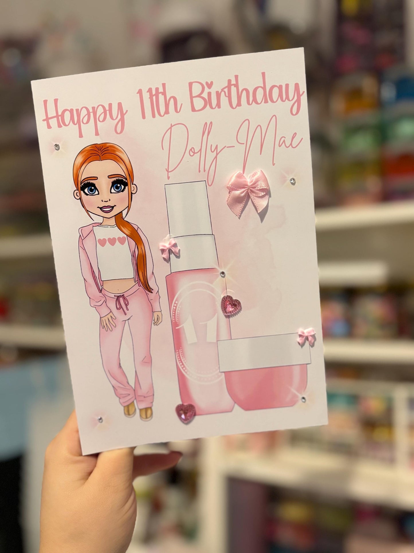 Sol Perfume Dolly Birthday Card | Personalised