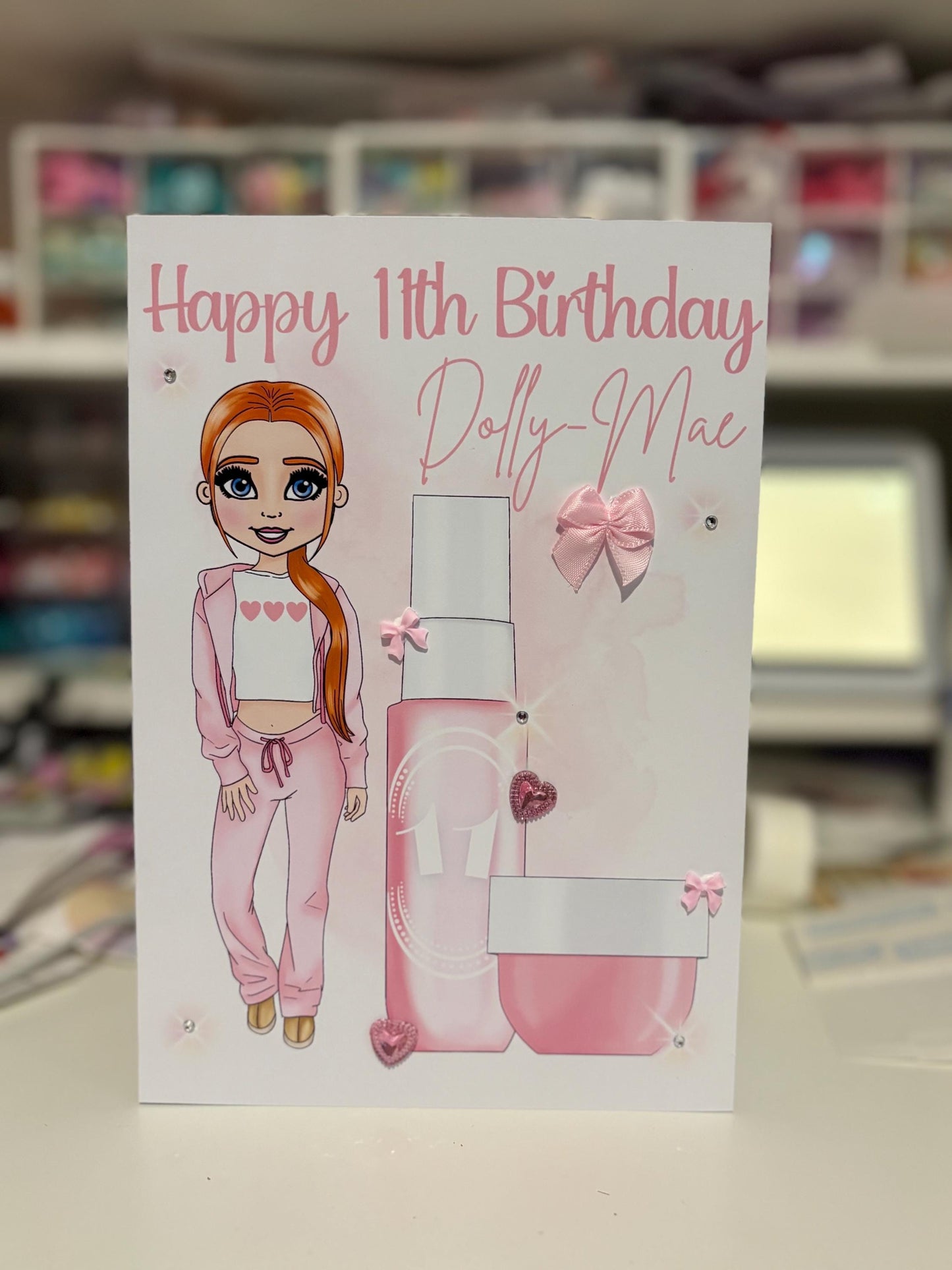 Sol Perfume Dolly Birthday Card | Personalised
