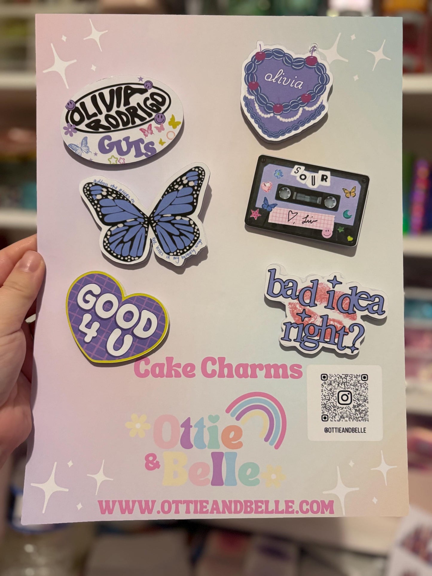 Olivia R inspired Cake Topper | Birthday Party | Personalised | Sour
