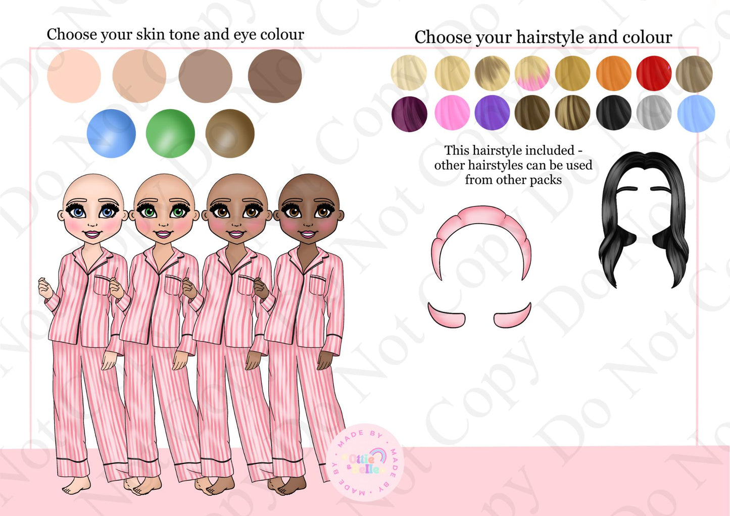 Makeup Mix Cake Topper | Birthday Party | Personalised