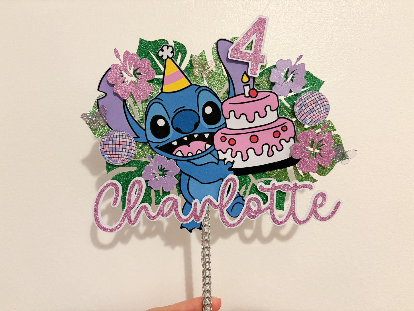 Ohana Cake Topper and Charms | Birthday Party | Personalised | St!tch