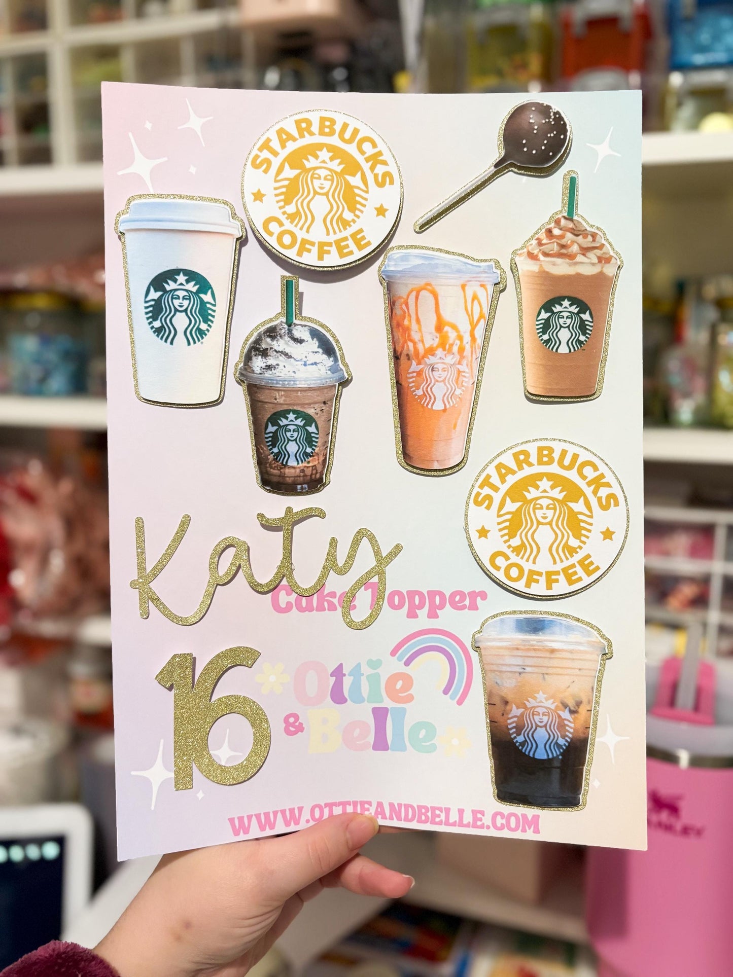 Starbies Cake Charms | Birthday Party | Personalised