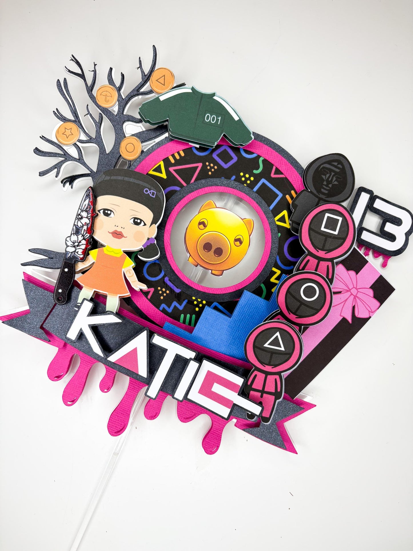 S Games Cake Topper | Birthday Party | Personalised | Cake Charms