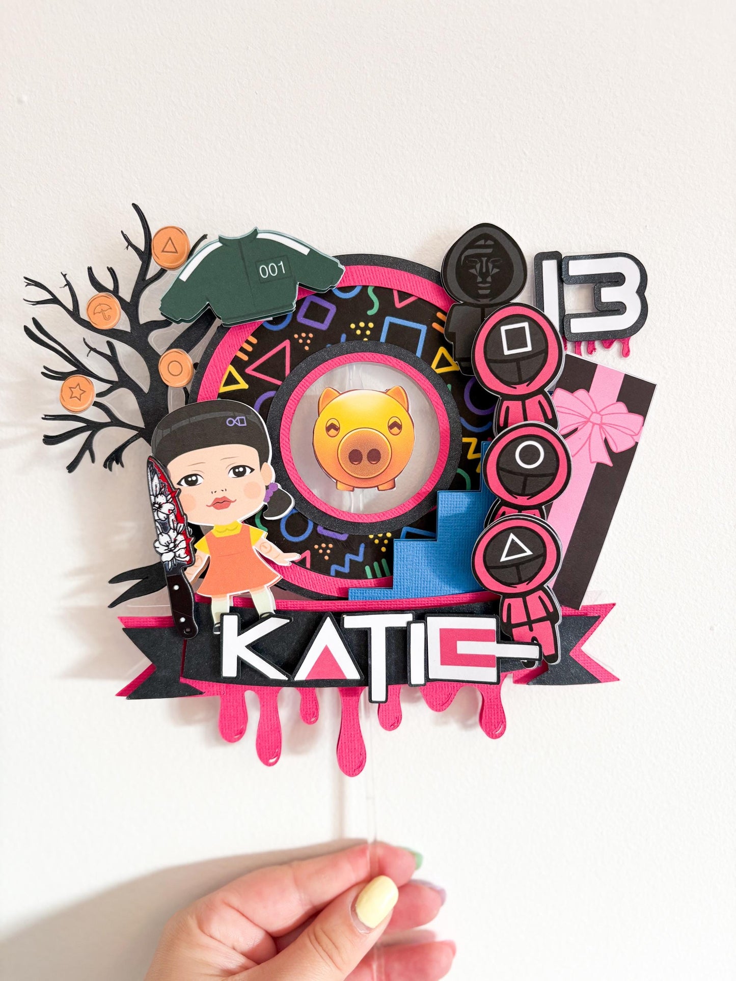 S Games Cake Topper | Birthday Party | Personalised | Cake Charms
