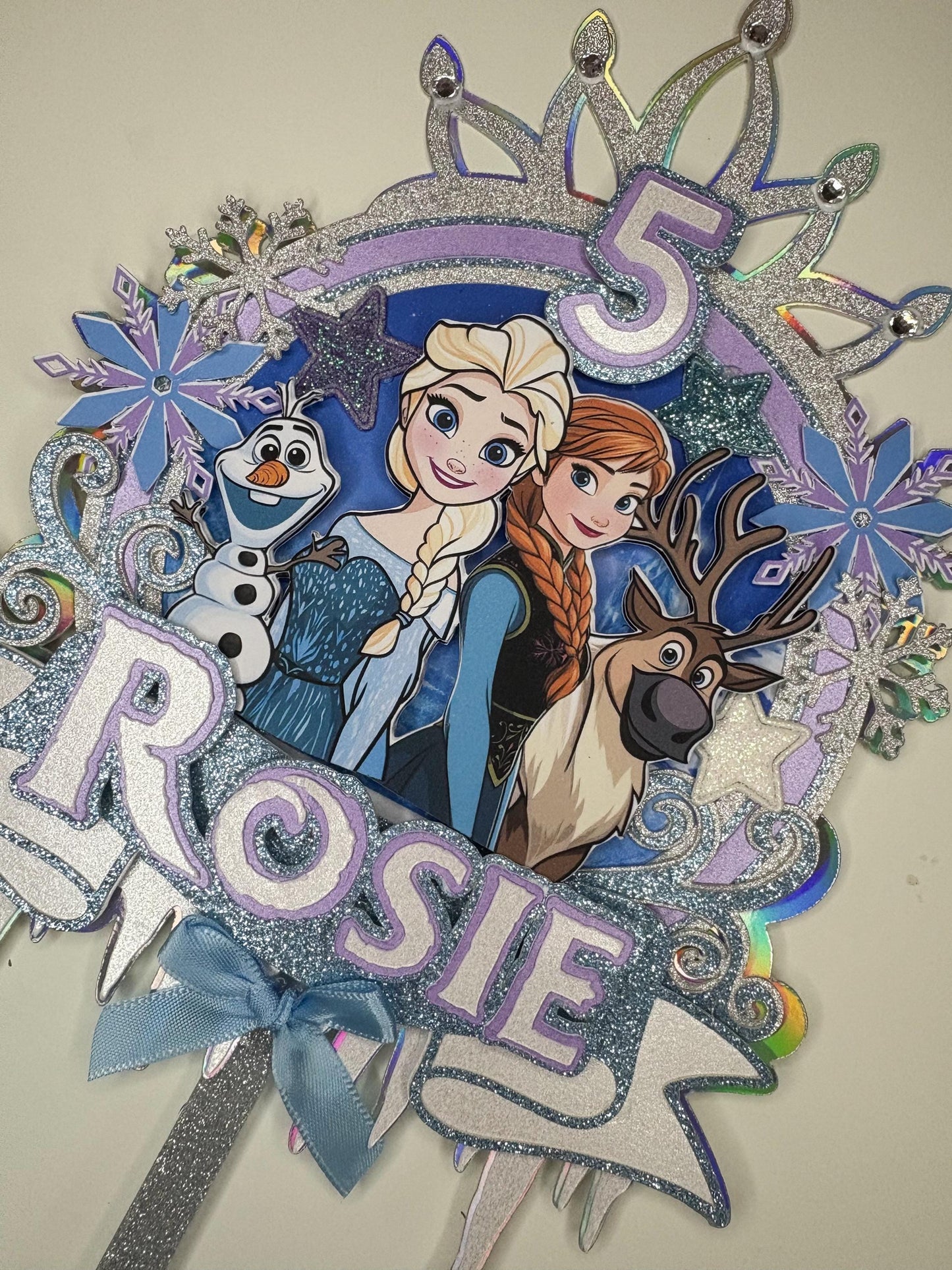 Frozen Cake Topper | Birthday Party | Personalised