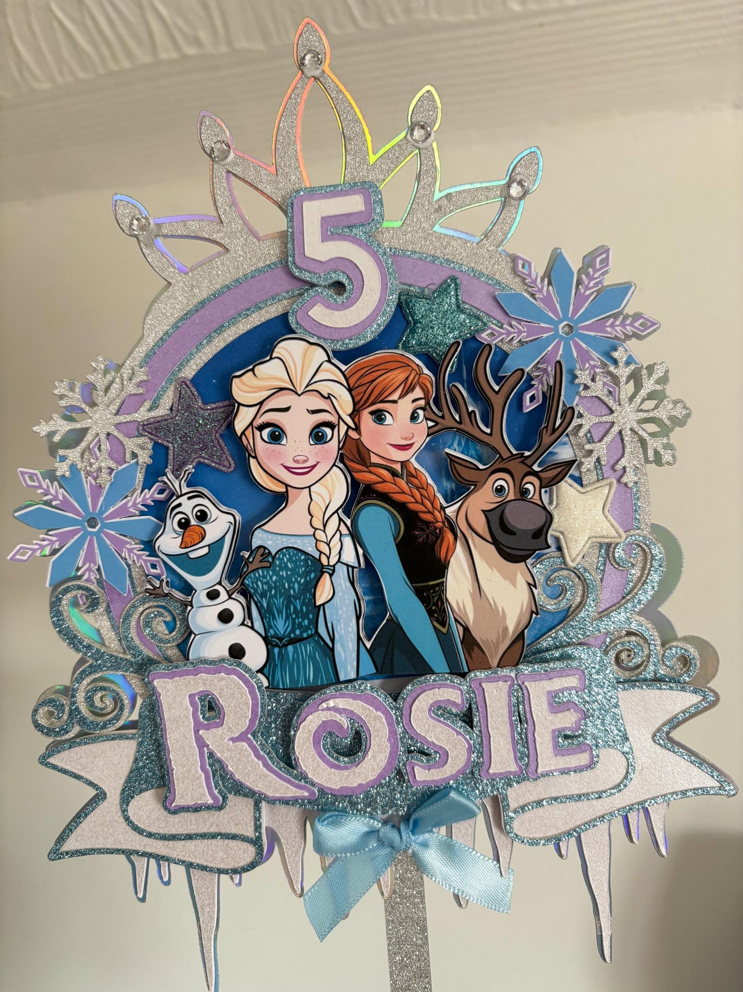Frozen Cake Topper | Birthday Party | Personalised