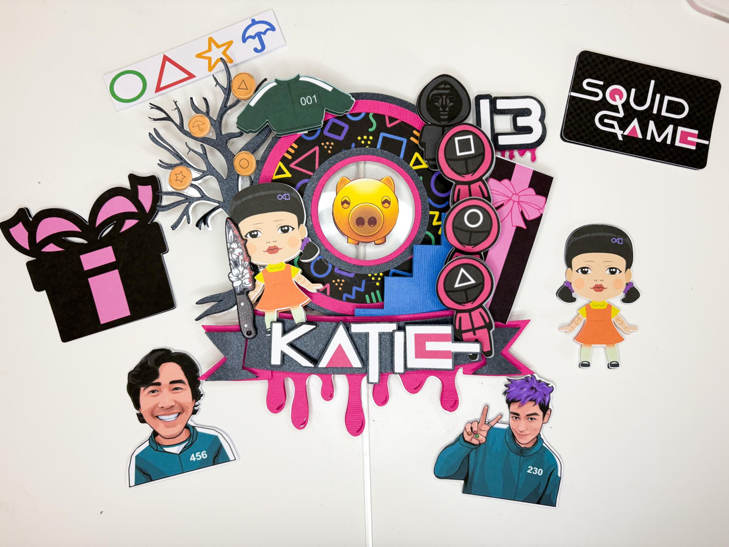 S Games Cake Topper | Birthday Party | Personalised | Cake Charms