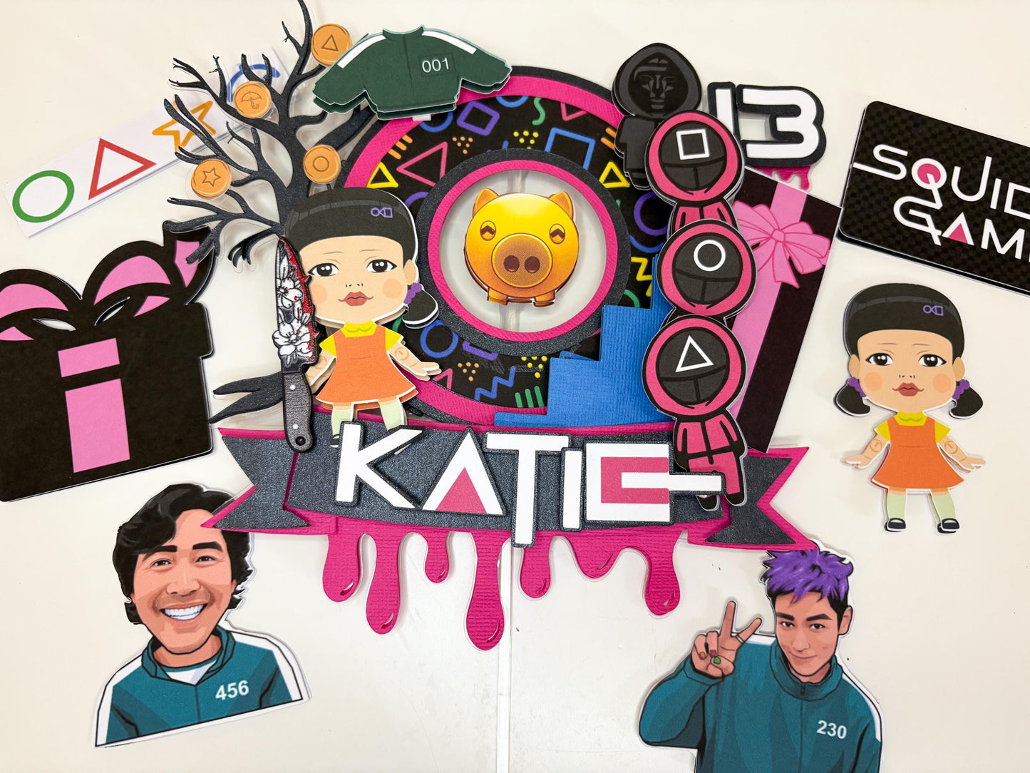 S Games Cake Topper | Birthday Party | Personalised | Cake Charms