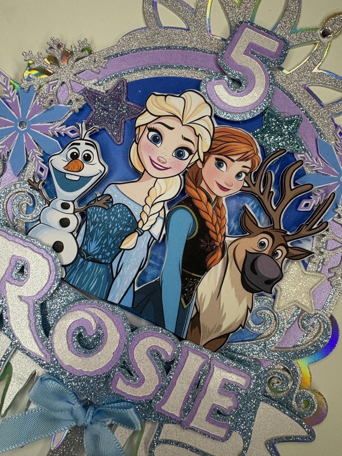 Frozen Cake Topper | Birthday Party | Personalised