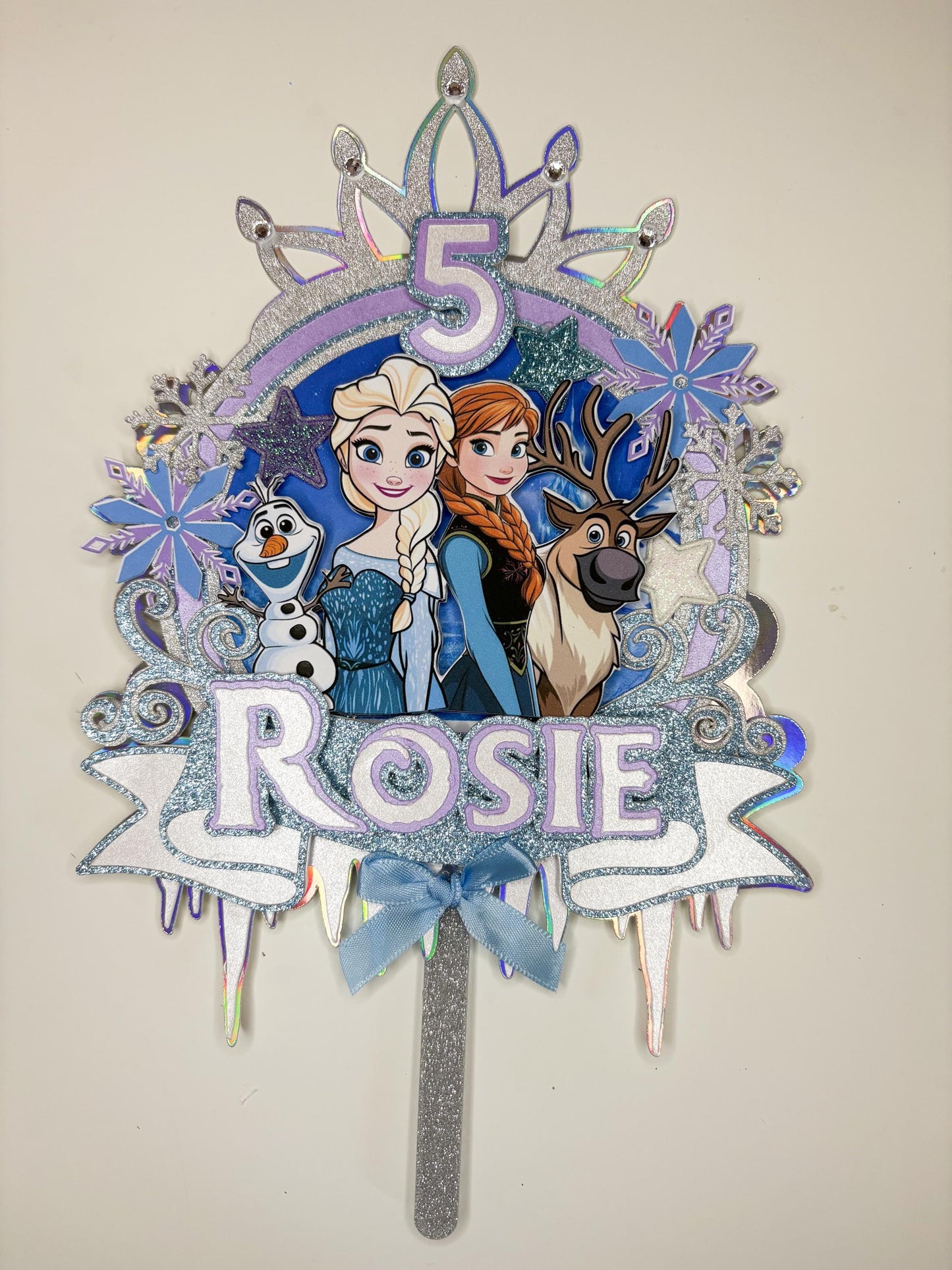 Frozen Cake Topper | Birthday Party | Personalised