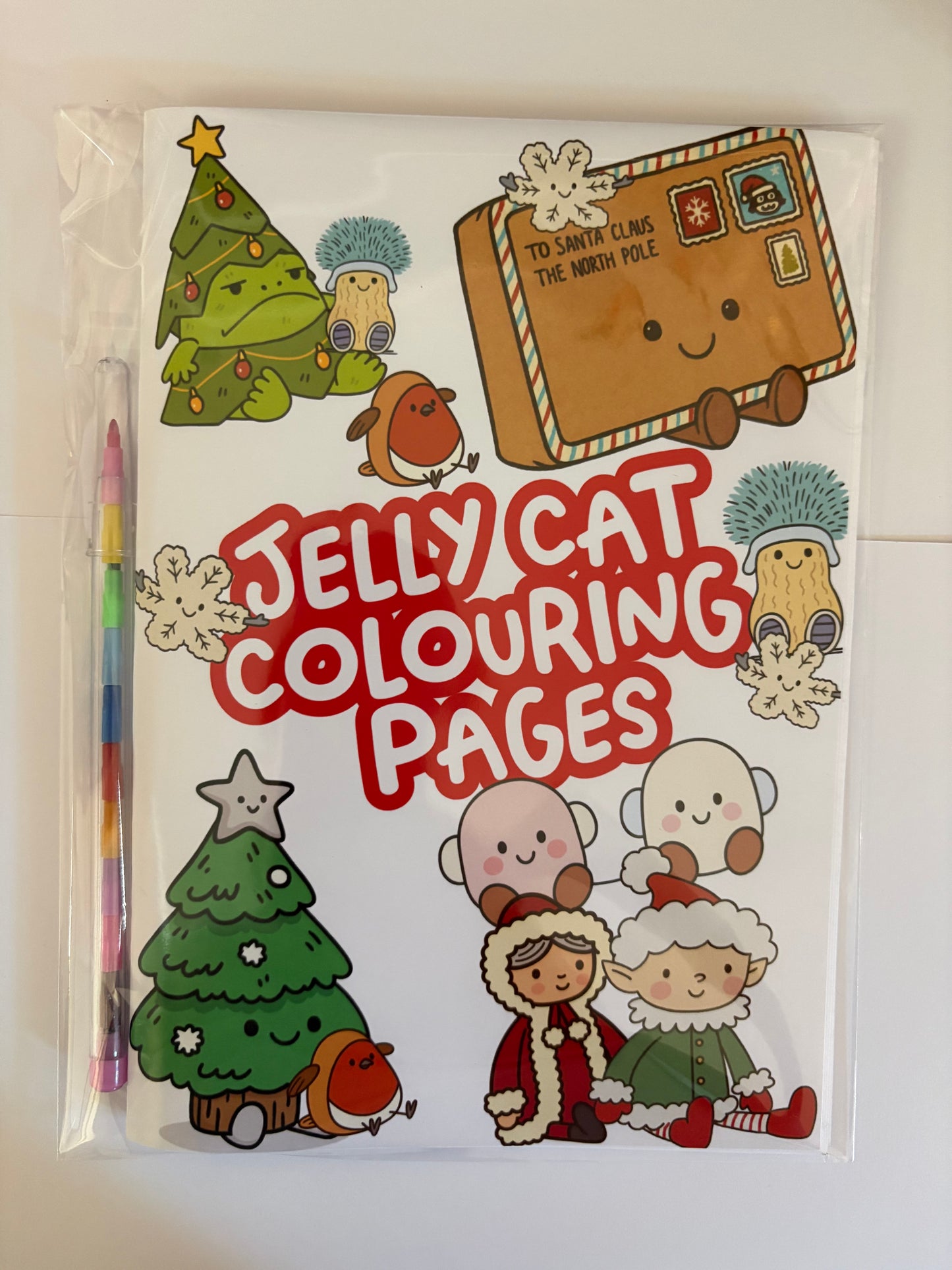Jelly C Christmas Colouring Book