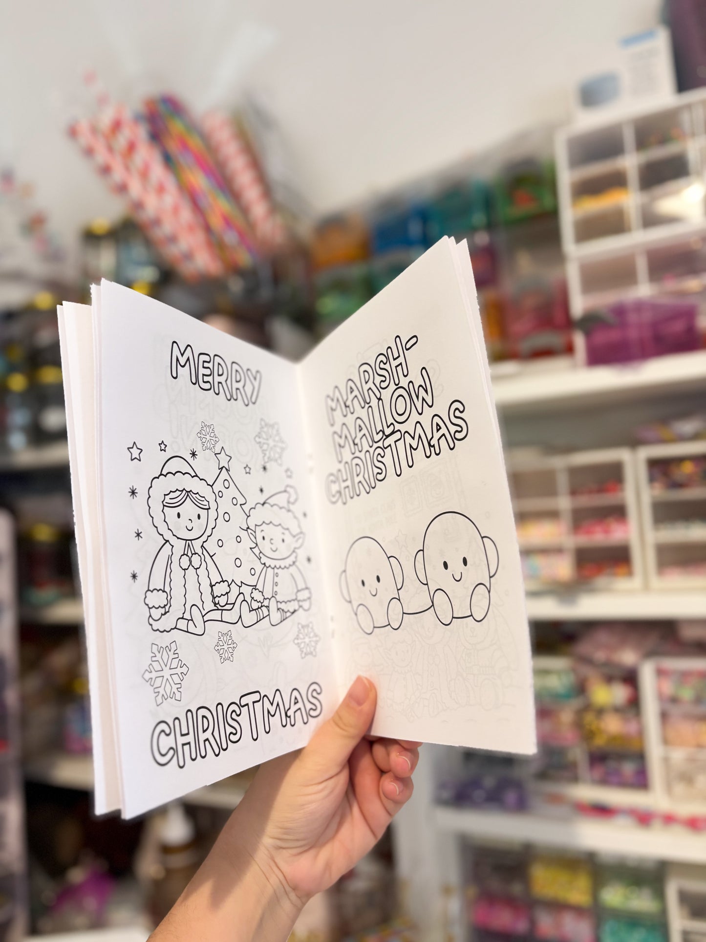 Jelly C Christmas Colouring Book