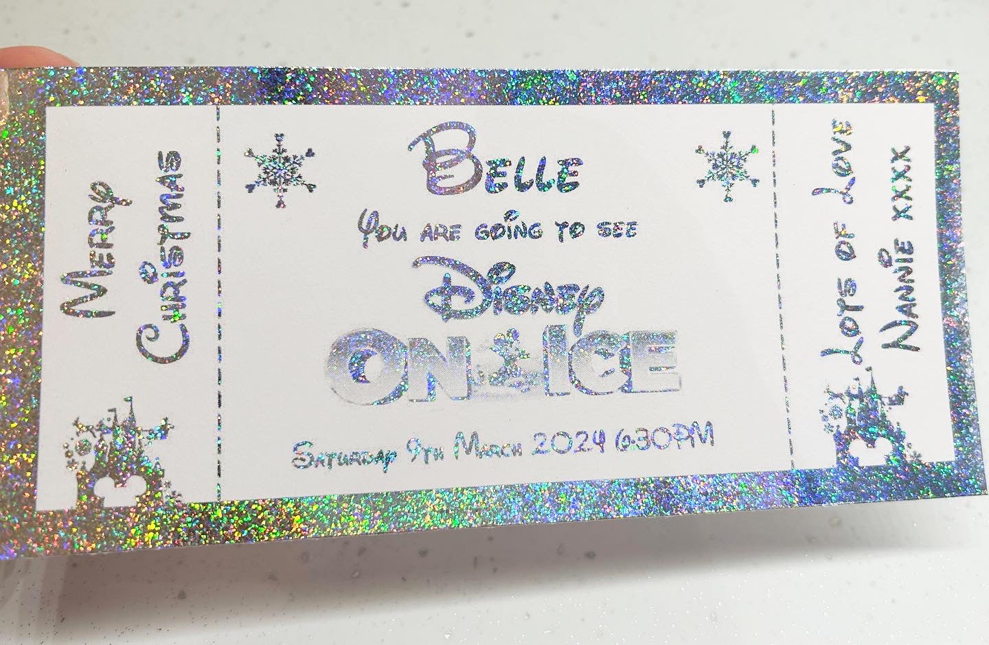 Personalised Foiled and Printed Tickets