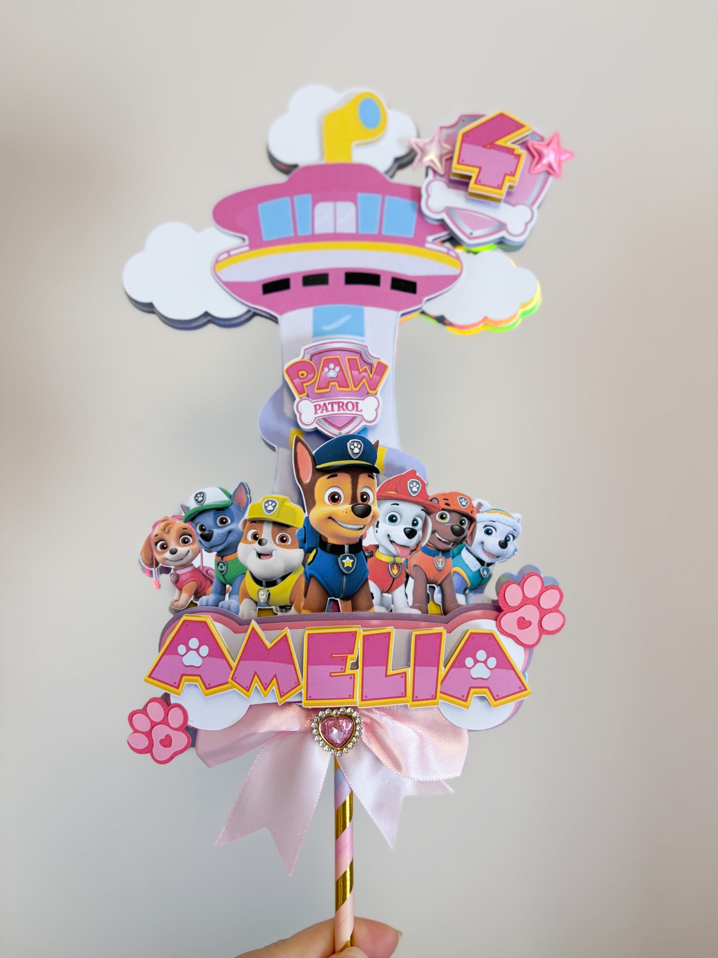 Paw Patrol Topper and Charms