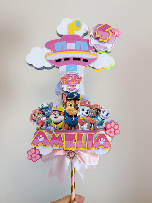 Paw Patrol Topper and Charms