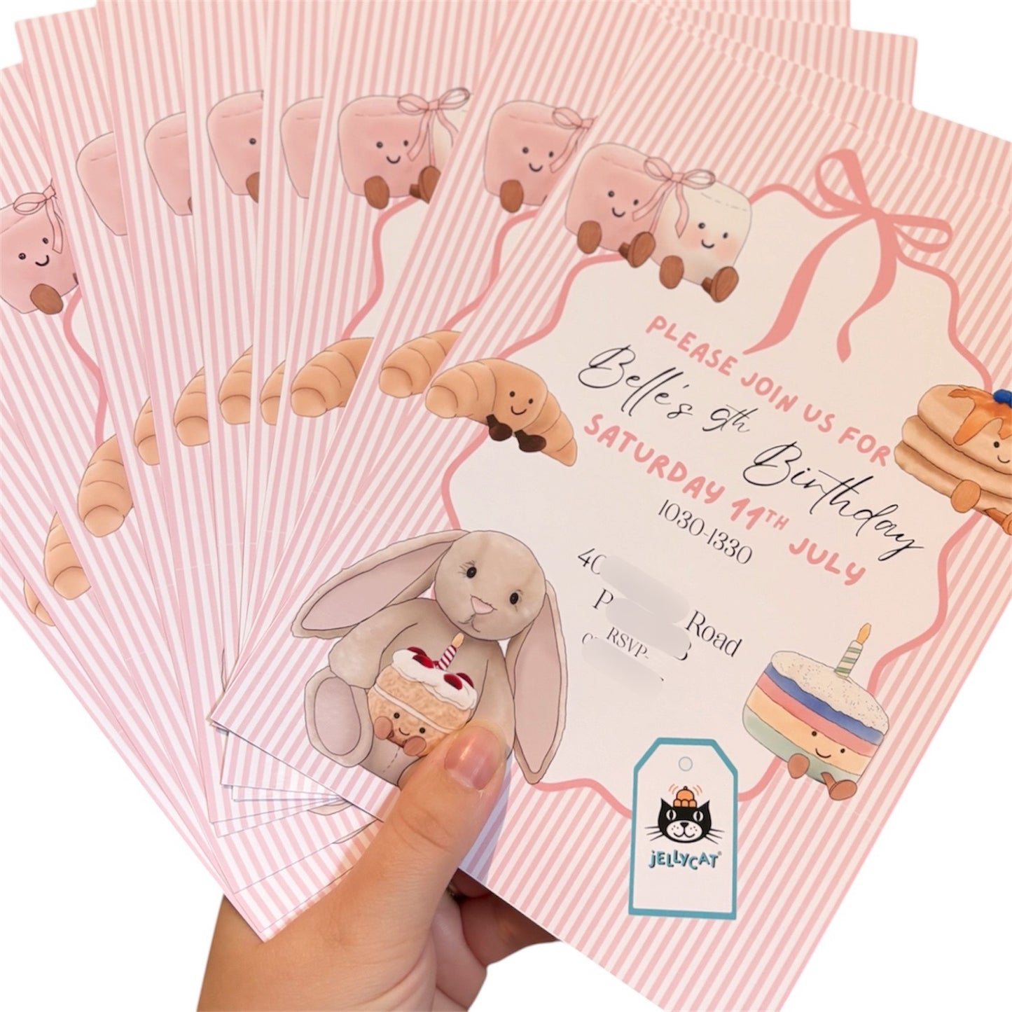 Jelly C Party Invitations