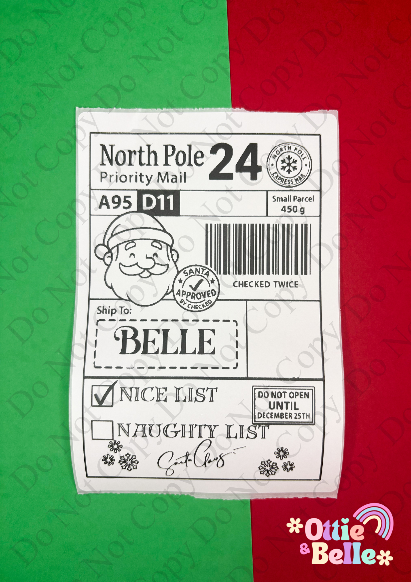 Santa Postage Labels