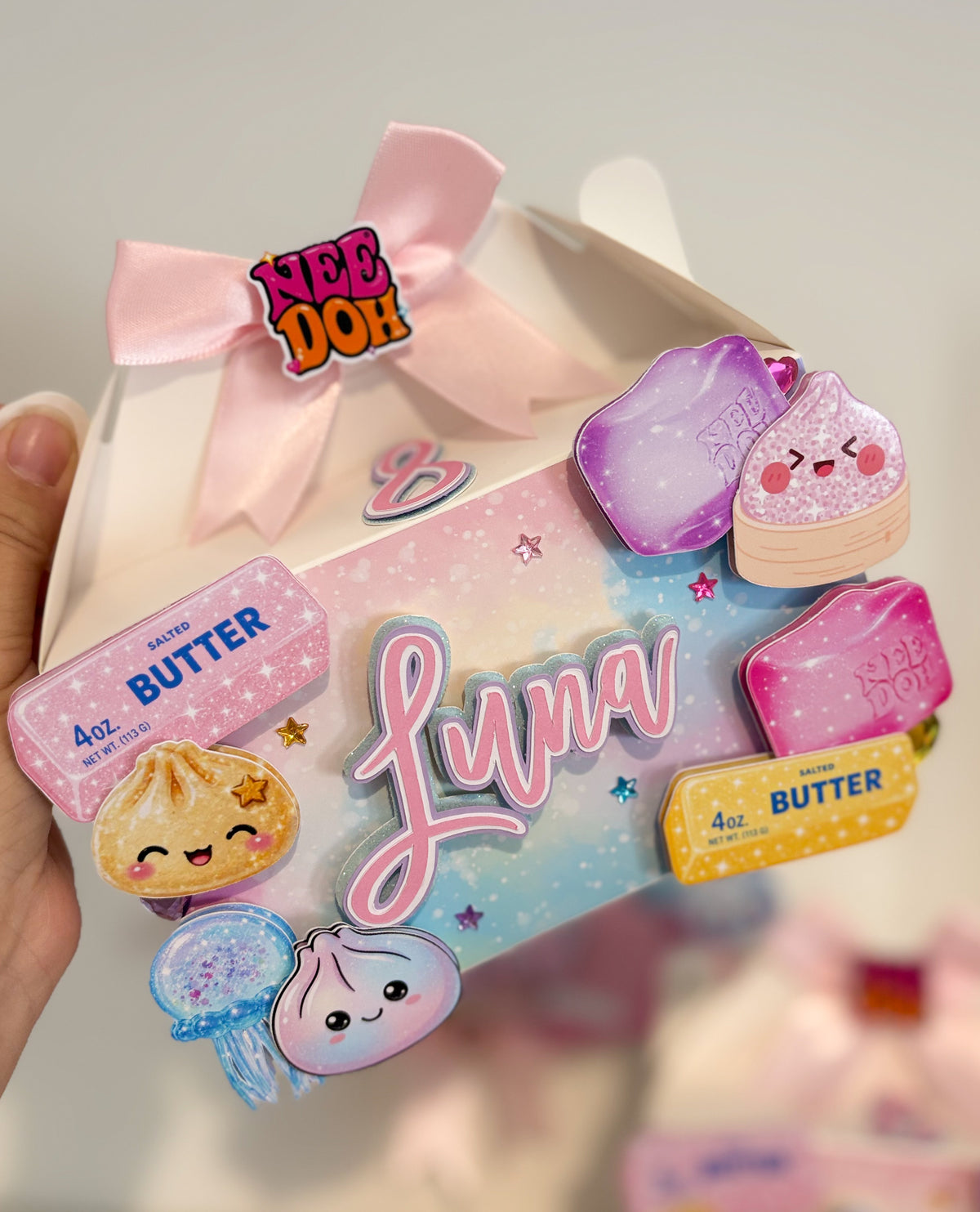 Pastel Squishy 3D Party Boxes