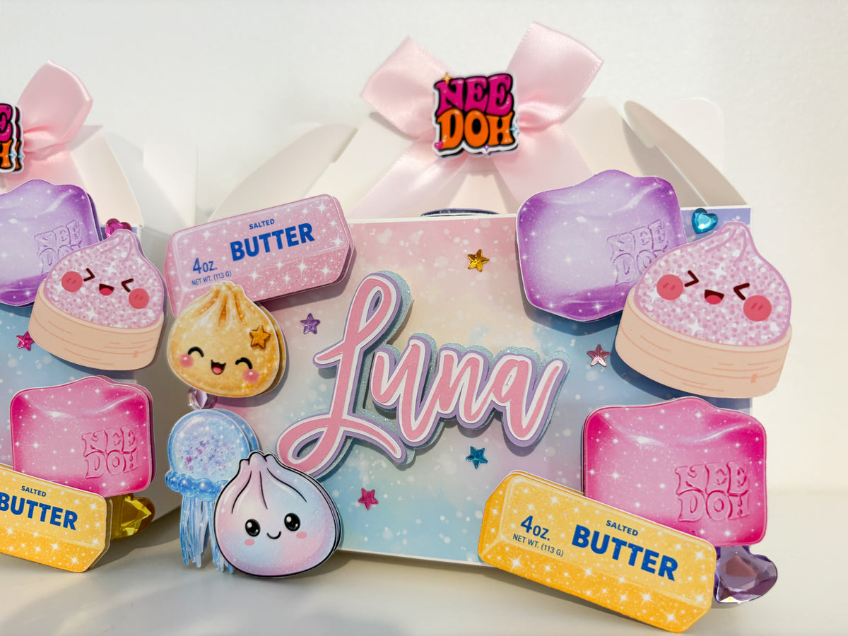 Pastel Squishy 3D Party Boxes