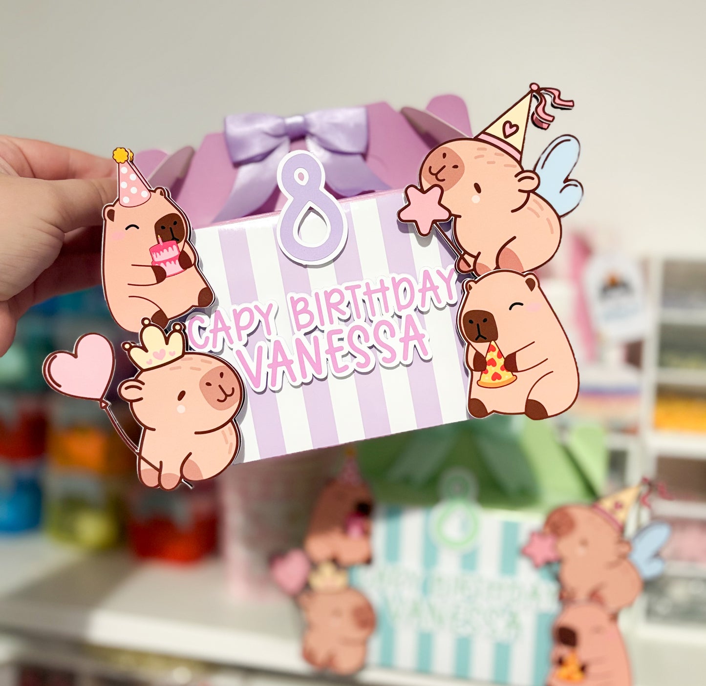 Capybara 3D Party Boxes