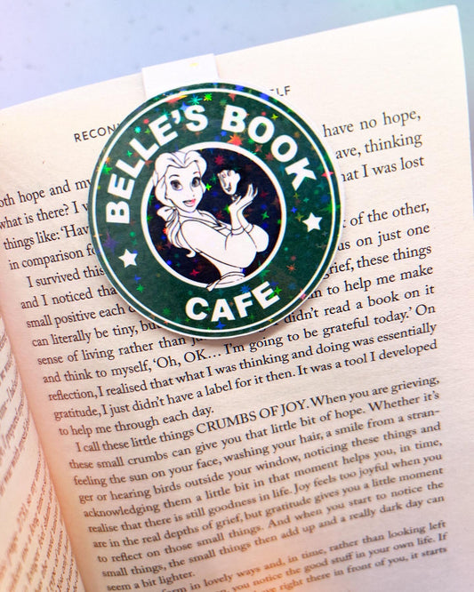 Belle’s Book Cafe Magnetic Bookmark